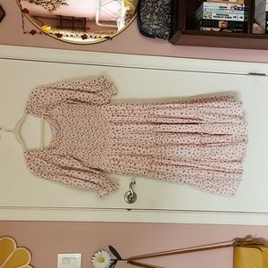Ivy City Co Madeline Dress in Pink L